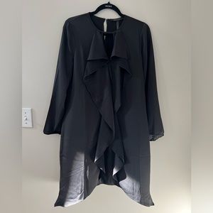 NWT BCBGMAXAZRIA Ruffle Front Dress